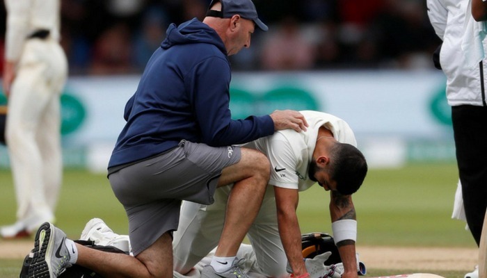 Kohli speaks on his chances to play 3rd Test after suffering back pain