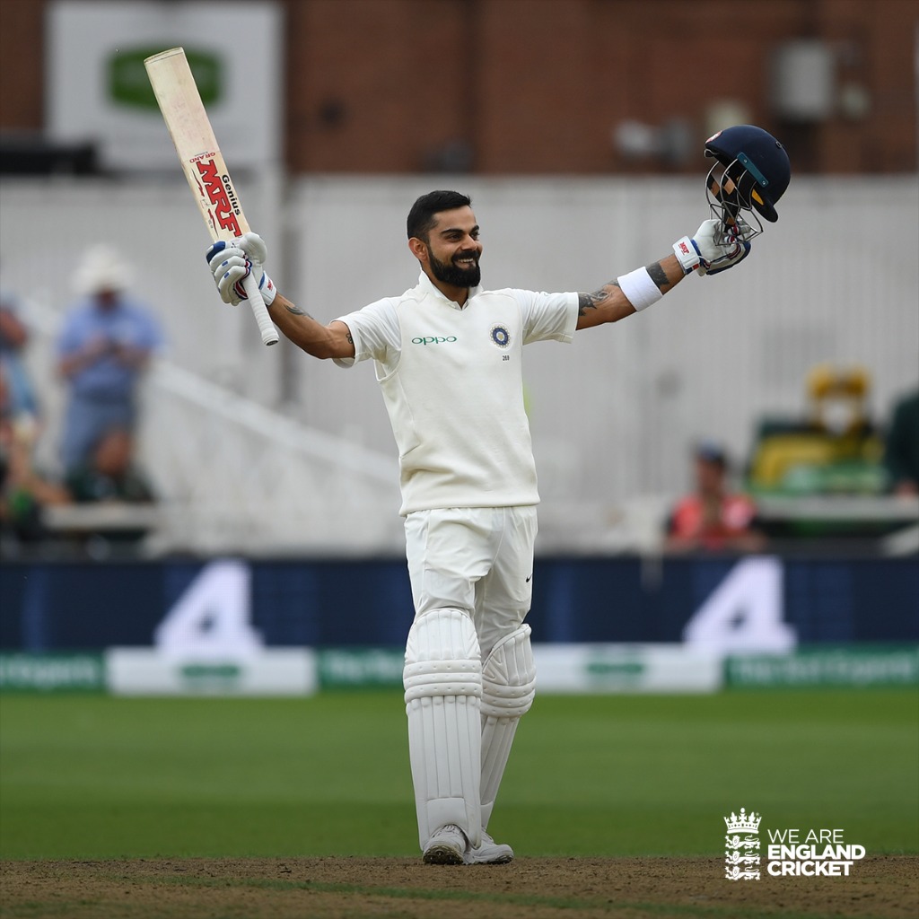 With 23 Test hundreds, Kohli has equalled Virender Sehwag’s record. He now stands behind Sachin Tendulkar (51), Rahul Dravid (36) and Sunil Gavaskar (34) among Indians