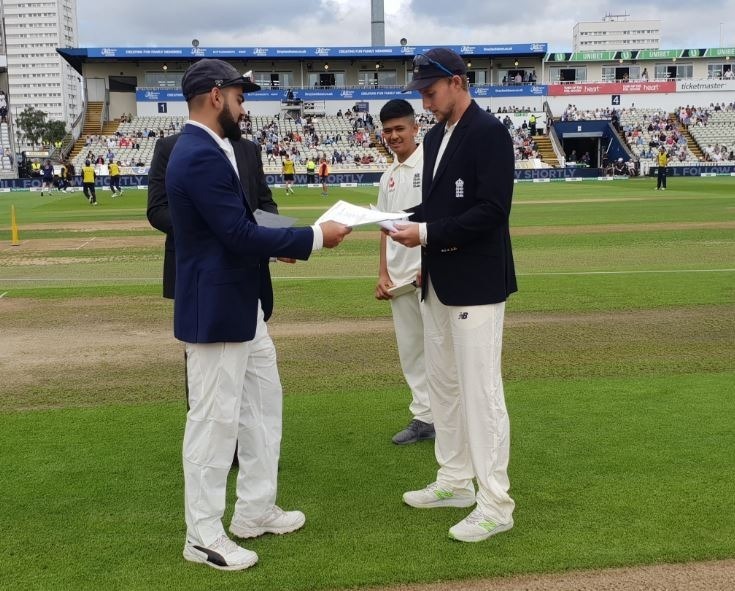 india vs england birmingham test 1 england opt to bat india drop pujara play three seamers IND vs ENG 1st Test:England opt to bat, India drop Pujara, play three seamers