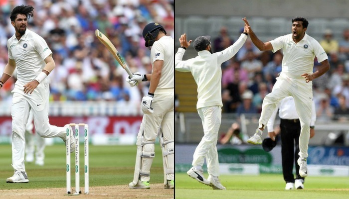 Ishant Sharma, Ashwin rip through England, India need 194 to win