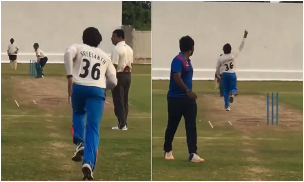 Sreesanth picks up two wickets on his return to cricket