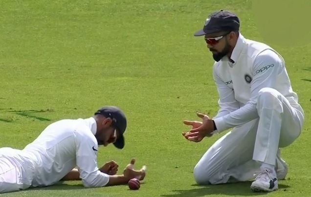 WATCH: Rahane drops the catch and India set an UNWANTED milestone