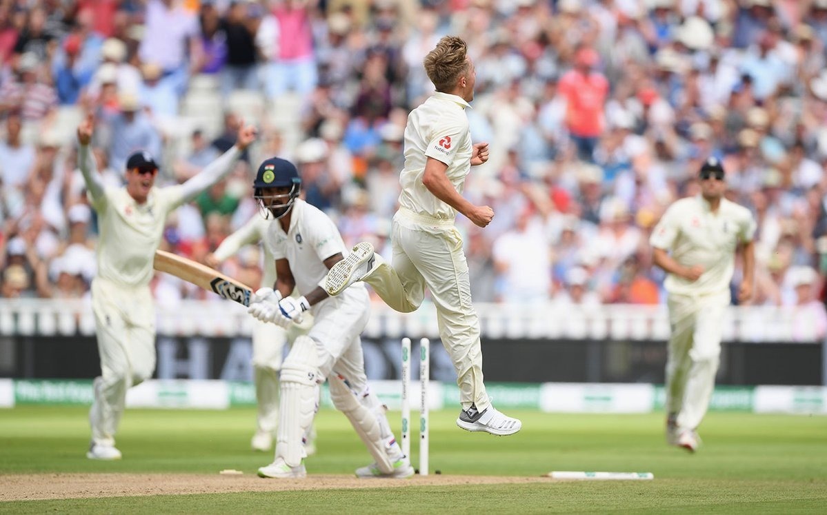 eng vs ind 1st test sam curran rattles indian top order kohli Sam Curran rattles Indian top-order, Kohli & Co post 76/3 at lunch