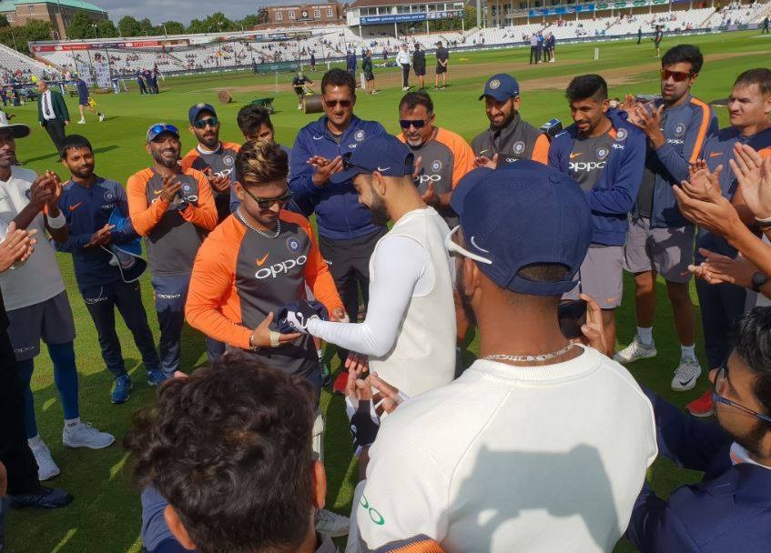 Pant's 2nd ball six on debut is India's first in 525 Tests