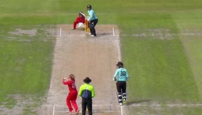 lizella lee smashes 37 ball 70 helps surrey stars win by 35 runs WATCH: Lizella Lee smashes 37-ball 70 but one shot steals the show