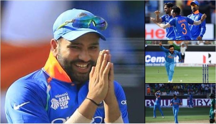 Rohit gives credit to bowlers for an epic victory against arch-rivals