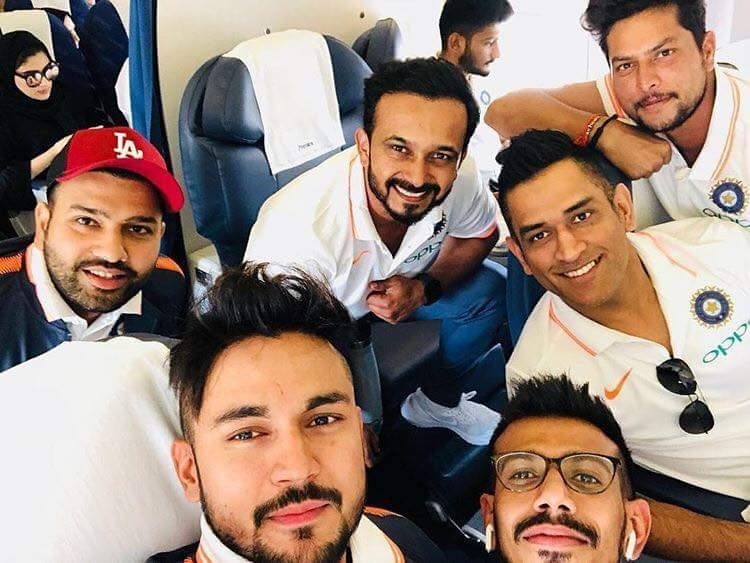 Captain Rohit, Dhoni and other limited overs specialists leave for Asia Cup