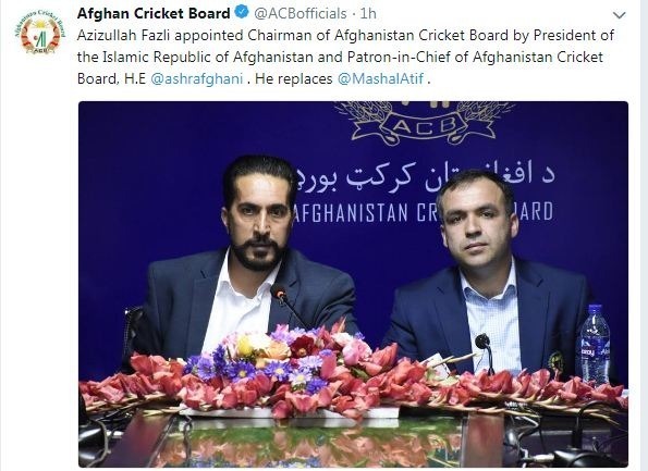 Afghanistan board president resigns 3 years before his term ends