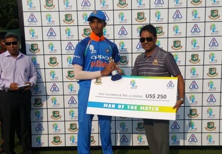 u19 asia cup rawat desai hit centuries desai picks up six as india thump uae U19 Asia Cup: Rawat, Devdutt hit centuries; Desai picks up six as India thump UAE