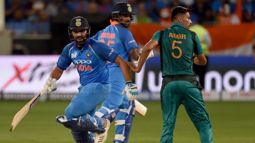 Top-order provides finishing touch after spinners run riot, India thrash Pakistan by 8 wickets