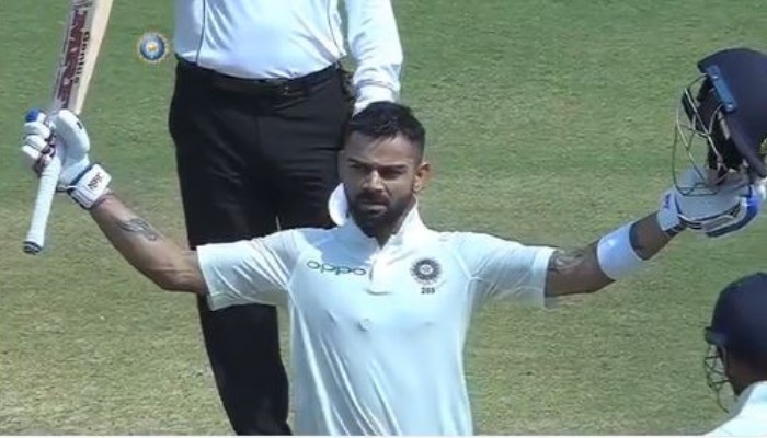 IND v WI: Kohli breaks records of Sachin, Sehwag, Steve Smith with his 24th Test ton