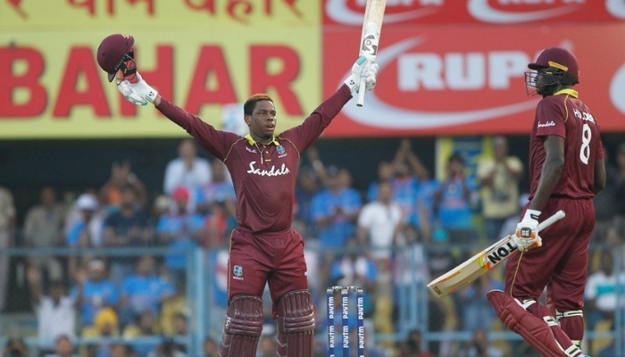 Shimron Hetmyer's ton powers West Indies, India need 323 to win