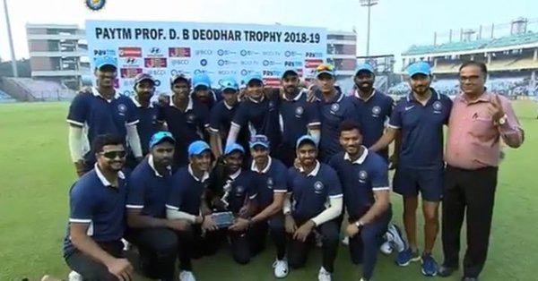 deodhar trophy rahane ishan tons guide india c to title victory Deodhar Trophy: Rahane, Ishan tons guide India C to title victory