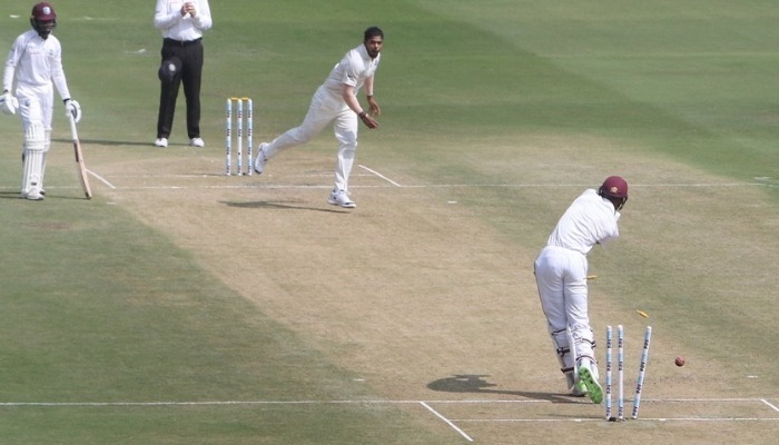 WATCH: Umesh Yadav equals 19-year-old feat to bowl out West Indies
