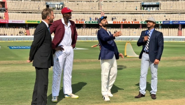 india vs west indies 2nd test west indies win toss and opt to bat holder returns shardul thakur makes debut West Indies win toss and opt to bat; Holder returns, Shardul Thakur makes debut