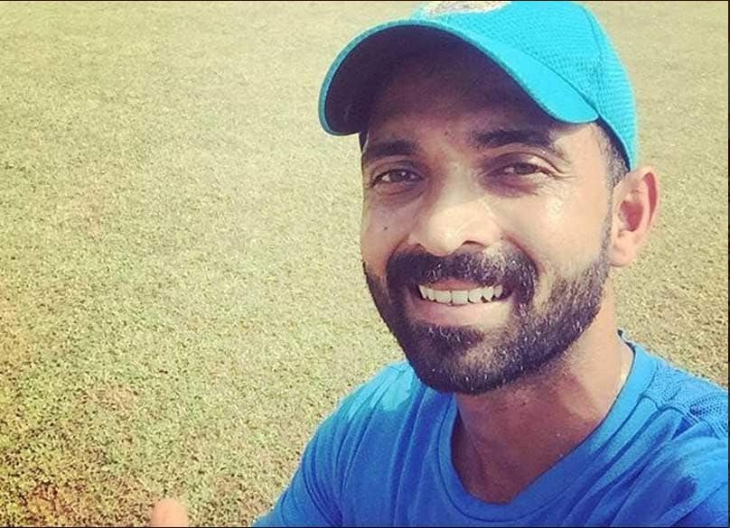 watch rahane sweats it out in the nets for india vs west indies WATCH: Rahane sweats it out in the nets for India vs West Indies