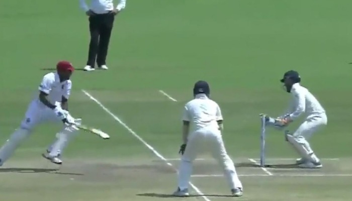 WATCH: Rishabh Pant affects 1st stumping in Test cricket