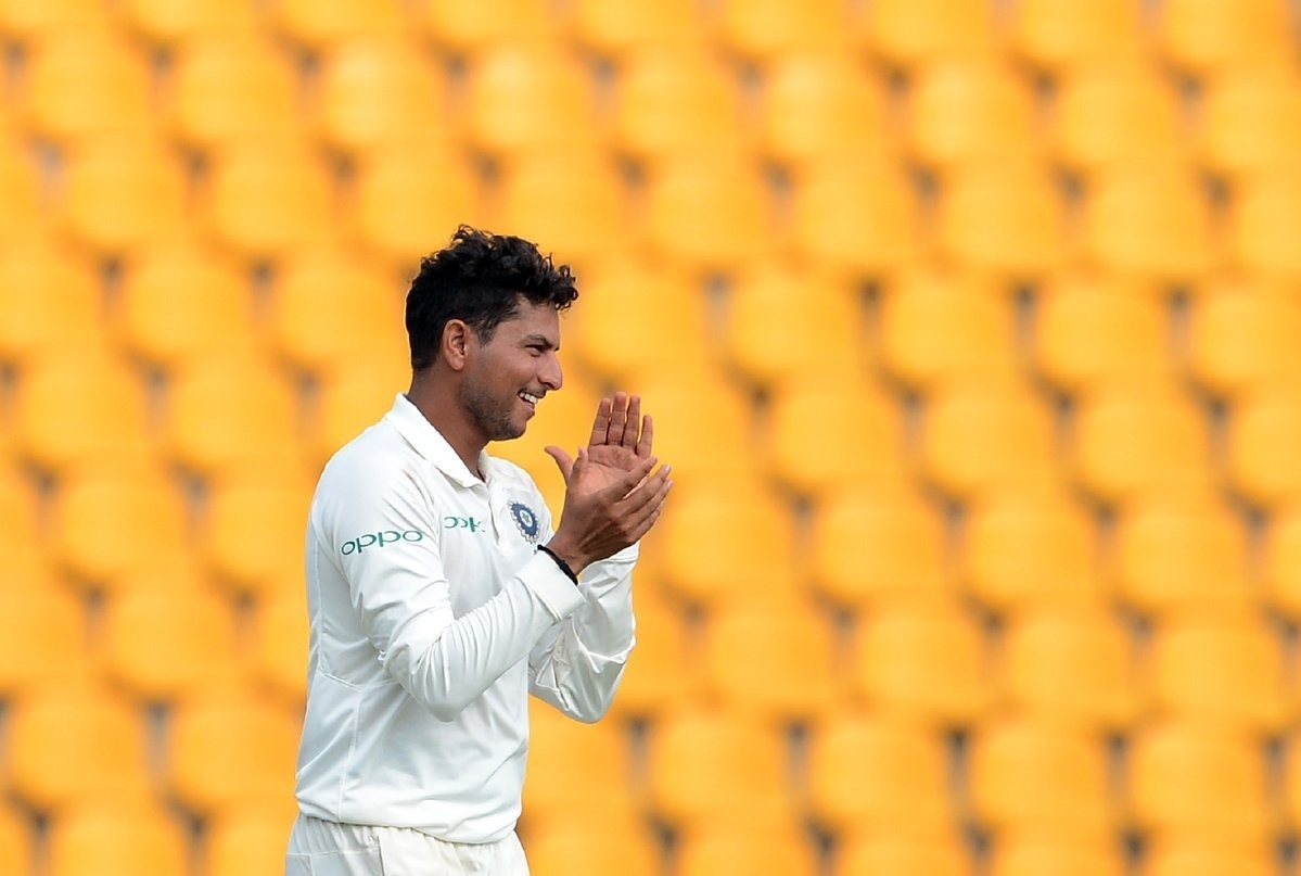 Kuldeep continues to haunt visitors; WI - 197/6 at tea
