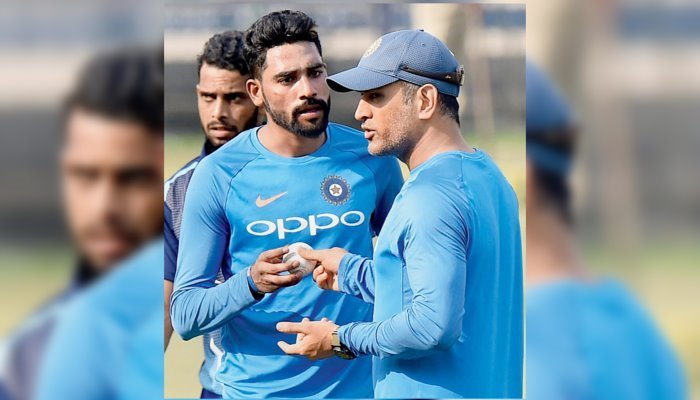 ind vs wi siraj reveals how dhoni helped him attain the dream of his life Ind vs WI: Siraj reveals how Dhoni helped him attain the 'dream of his life'