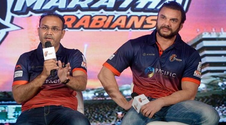 sehwag returns to cricket as icon of t10 league Sehwag returns to cricket as icon of T10 League