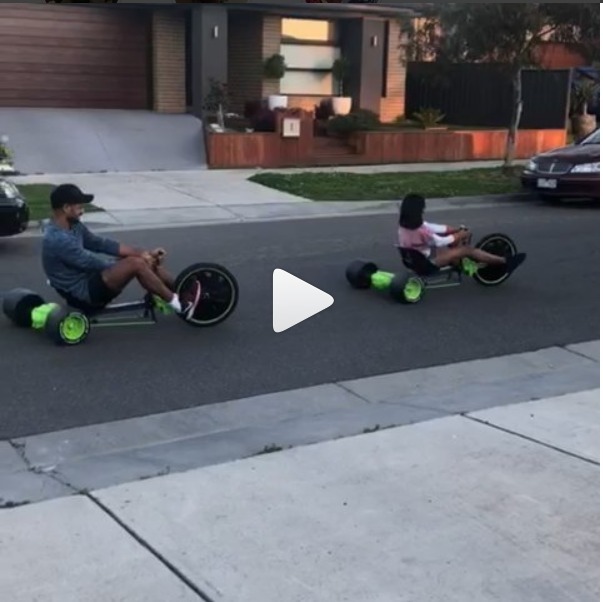 WATCH: After getting dropped, Dhawan spends quality time with children
