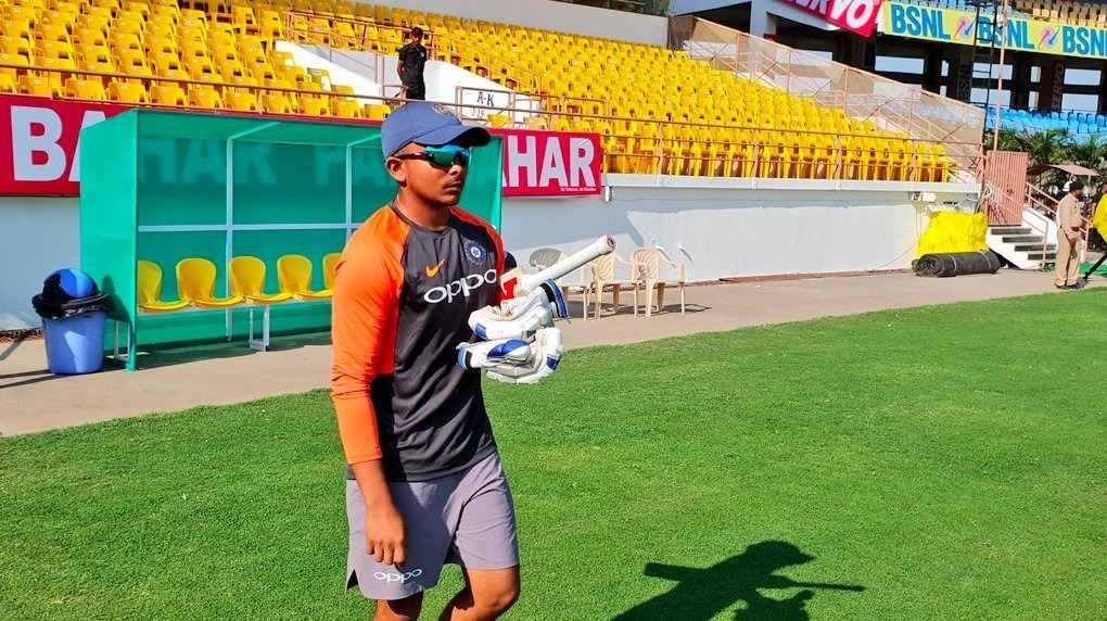 ind vs wi 1st test prithvi shaw to make debut as india announce 12 man squad Prithvi Shaw to make debut as India announce 12-man squad for 1st Test