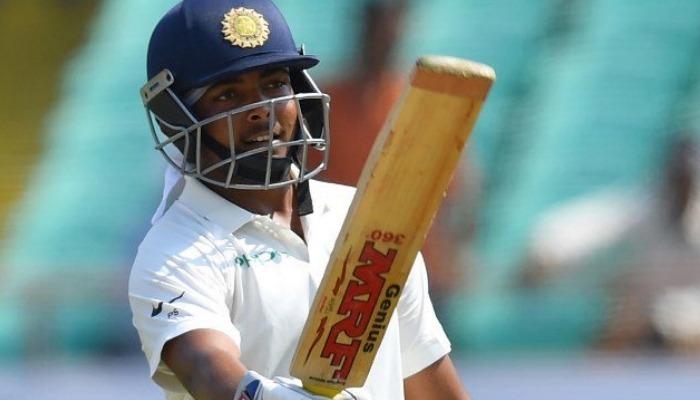 india vs west indies 2nd test day 2 after umeshs 6 for shaw shines with 39 ball fifty ind 801 at lunch After Umesh's 6-for, Shaw shines with 39-ball fifty; IND - 80/1 at lunch