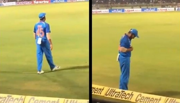 WATCH: Rohit Sharma's selfless gesture during 4th ODI breaks the internet