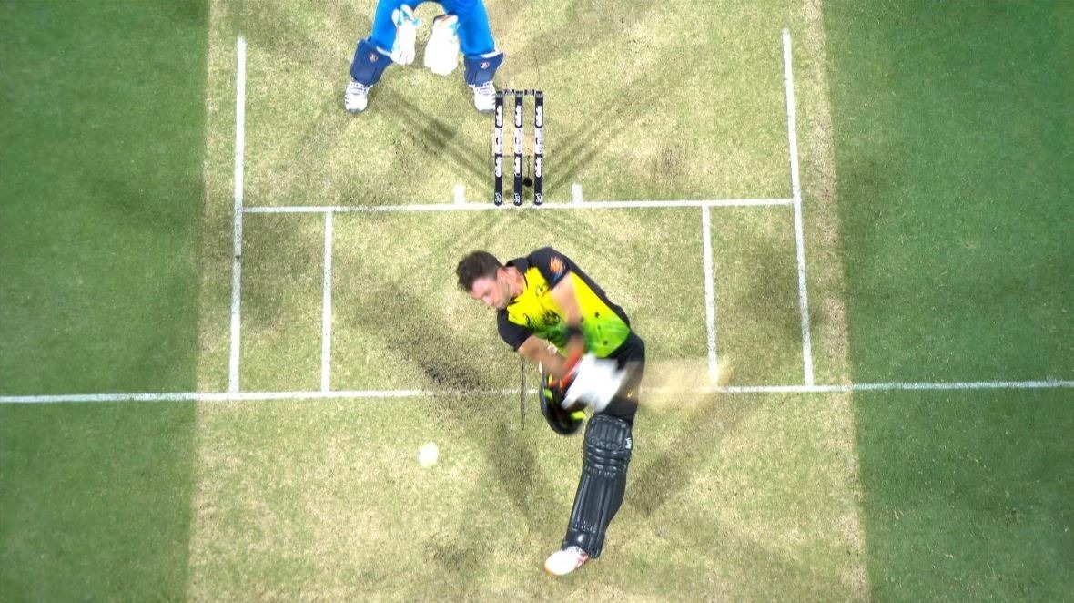 India vs Australia T20: Spider camera saves Glenn Maxwell's wicket