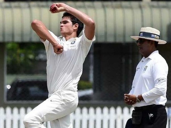 cooch behar trophy arjun tendulkar claims five wickets for mumbai u 19s Cooch Behar Trophy: Arjun Tendulkar claims five wickets for Mumbai U-19s