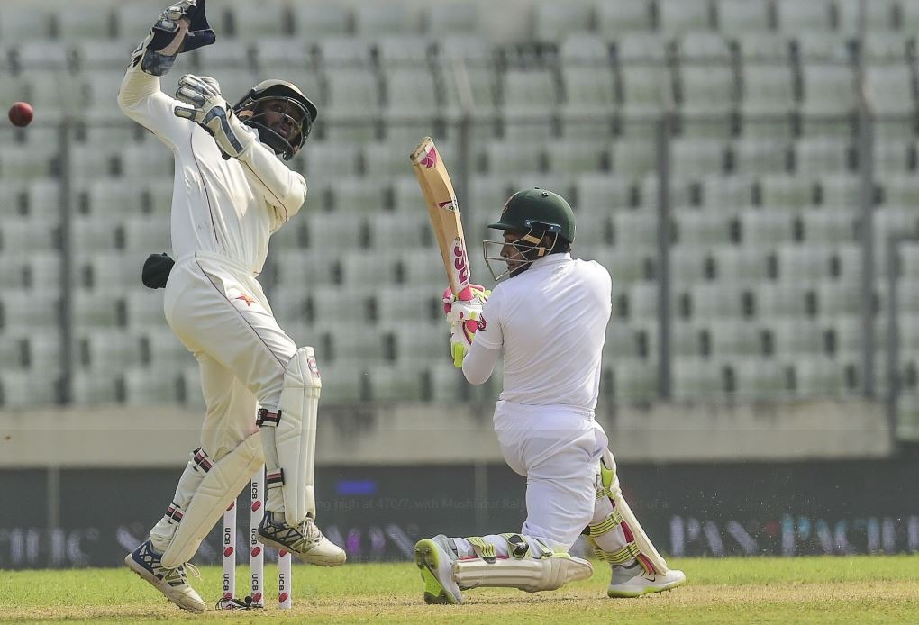 Mushfiqur remained unbeaten on 219 off 421 balls when Bangladesh captain Mahmudullah decided to declare the innings at 522 for 7.