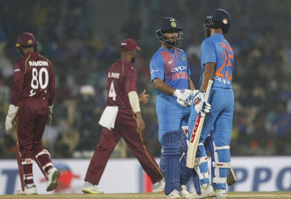 dhawan pant hit fifties india complete 3 0 whitewash Dhawan, Pant fifties help India sweep Windies 3-0