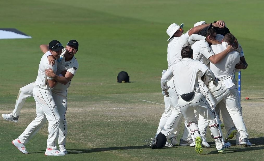 pakistan vs new zealand 1st test mumbai born ajaz patel spins new zealand victory as pakistan collapse 'Indian' bowler scripts embarrassing Pakistan collapse, New Zealand register narrowest win