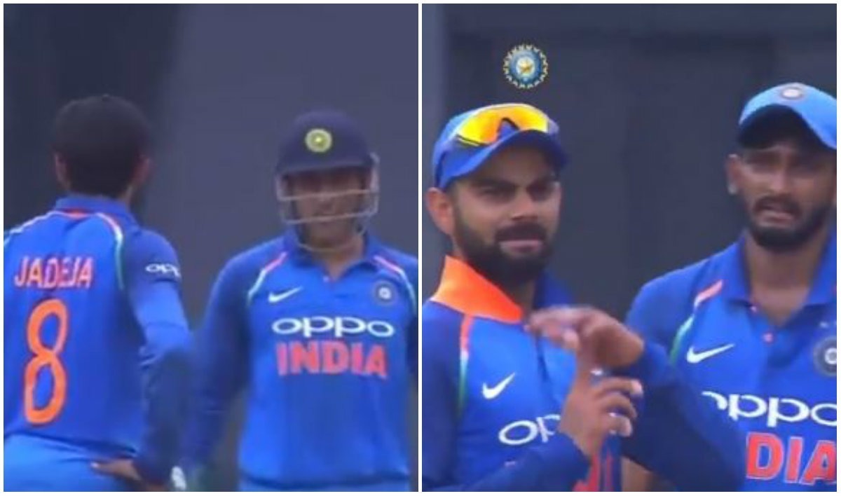 jadeja defies dhoni review system to give india the most important west indian wicket Jadeja defies 'Dhoni Review System' to give India the most important West Indian wicket