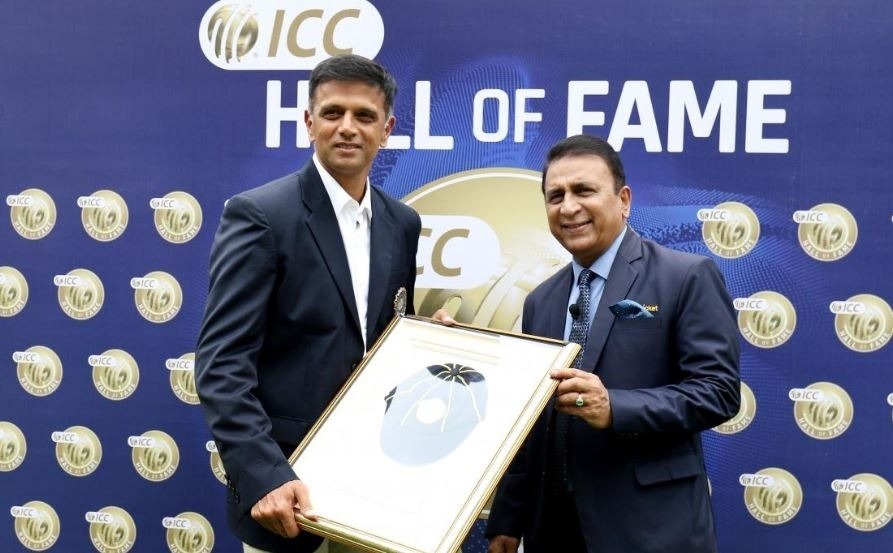 rahul dravid officially inducted into icc hall of fame Rahul Dravid officially inducted into ICC Hall of Fame