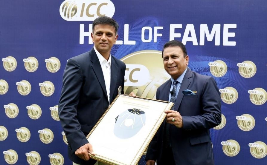 Rahul Dravid officially inducted into ICC Hall of Fame