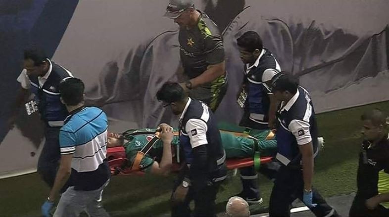 imam ul haq taken to hospital after being hit on helmet Scans clear, Imam Ul Haq out of danger after being hit on head