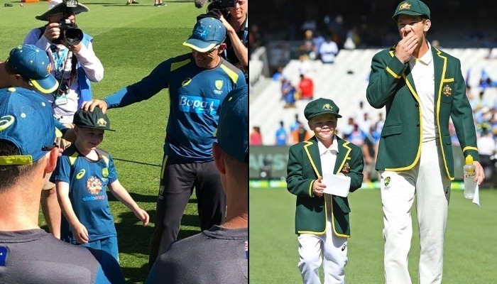 watch australia co captain archie schiller receives special baggy green on boxing day WATCH: Australia co-captain receives Special Baggy Green on Boxing day