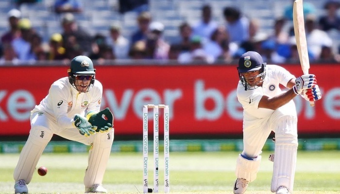 ind vs aus 3rd test tea mayank agarwal misses century by 24 runs ind 1232 IND vs AUS 3rd Test, Tea: Mayank Agarwal misses maiden Test century by 24 runs