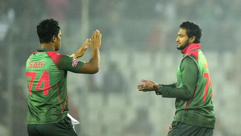 Bangladesh draw level riding on Shakib's record performance