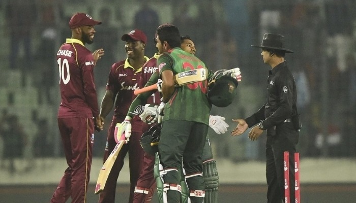 ban vs wi 1st odi mushfiqurs 50 guides bangladesh to a 5 wicket victory BAN vs WI, 1st ODI: Mushfiqur's 50 guides Bangladesh to a 5-wicket victory