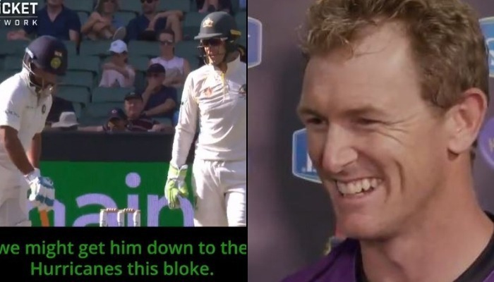 watch hobart hurricanes captain george bailey agrees to have rishabh pant after tim paines banter WATCH: Hobart Hurricanes' captain George Bailey agrees to have Rishabh Pant after Tim Paine's banter