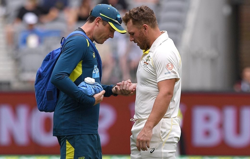 update on aaron finchs finger injury Update on Aaron Finch's finger injury