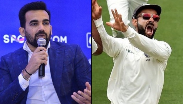 ind vs aus kohli doesnt need to tone down his aggression suggests zaheer khan IND vs AUS: Kohli doesn't need to tone down his aggression, suggests Zaheer Khan