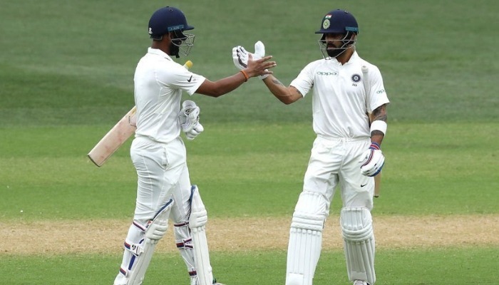 ind vs aus 1st test day 3 stumps kohli pujara show earns india a strong lead IND vs Aus 1st Test, Day 3 Stumps: Kohli-Pujara show earns India a strong lead