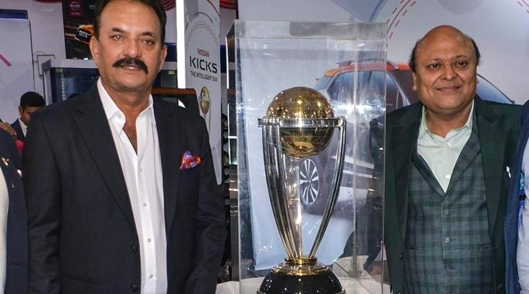 icc world cup 2019 trophy touches down in delhi ICC World Cup 2019 trophy touches down in Delhi