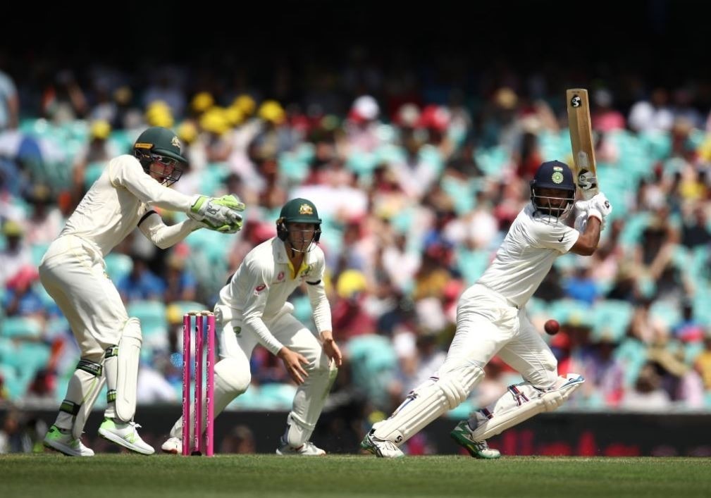 watch cheteshwar pujara brings up a brilliant half century against australia WATCH: Cheteshwar Pujara brings up a brilliant half-century against Australia