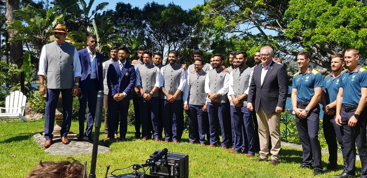 IN PICS: Indian, Aussie players hosted by Australian PM at official residence