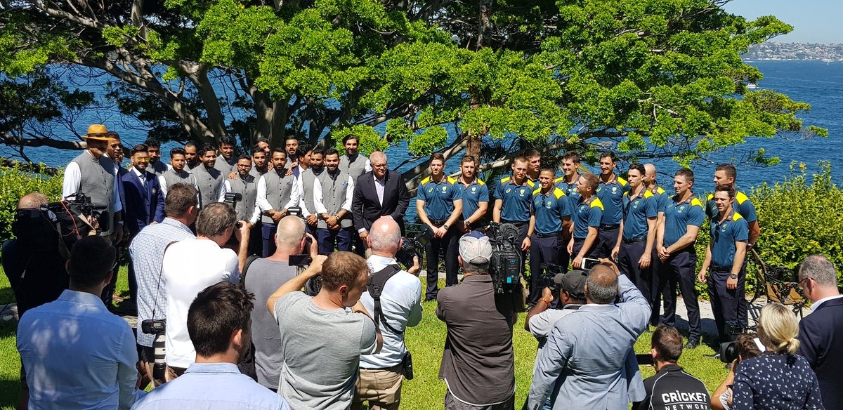 IN PICS: Indian, Aussie players hosted by Australian PM at official residence