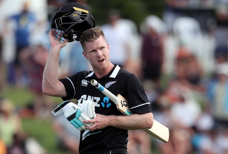 nz vs sl jimmy neesham slams five sixes in an over against sri lanka NZ vs SL: Jimmy Neesham slams five sixes in an over against Sri Lanka